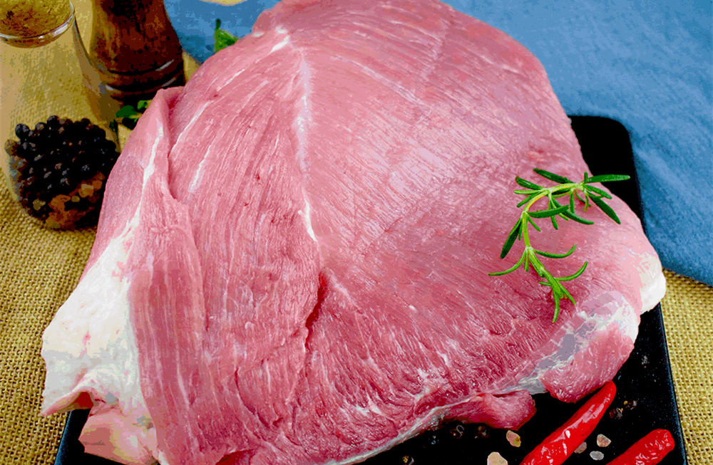 冷鲜带皮后上肉