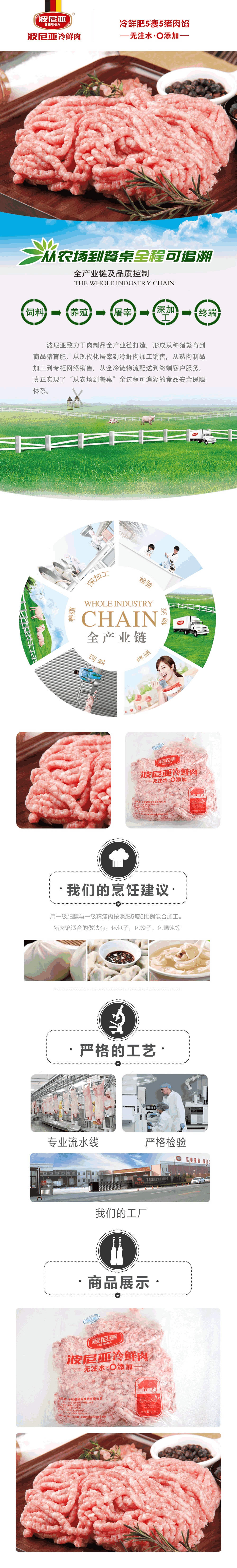 冷鲜肥5瘦5猪肉馅简介